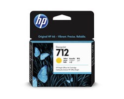 HP 712 29-ml Yellow Designjet Ink Cartridge 3ED69A