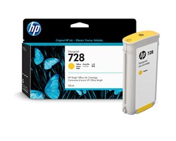 HP 728 130-ml Yellow Designjet Ink Cartridge