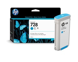 HP 728 130-ml Cyan Designjet Ink Cartridge